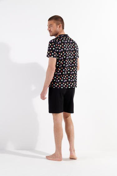 402709 Fabian Short Sleepwear - I004 Black Print