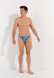 Balata Swim Micro Briefs | Navy Print 402903-P0RA