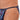male model wearing colorful men's underwear with a paisley pattern on a white background