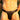 Man wearing a black tanga briefs underwear with a blurred background