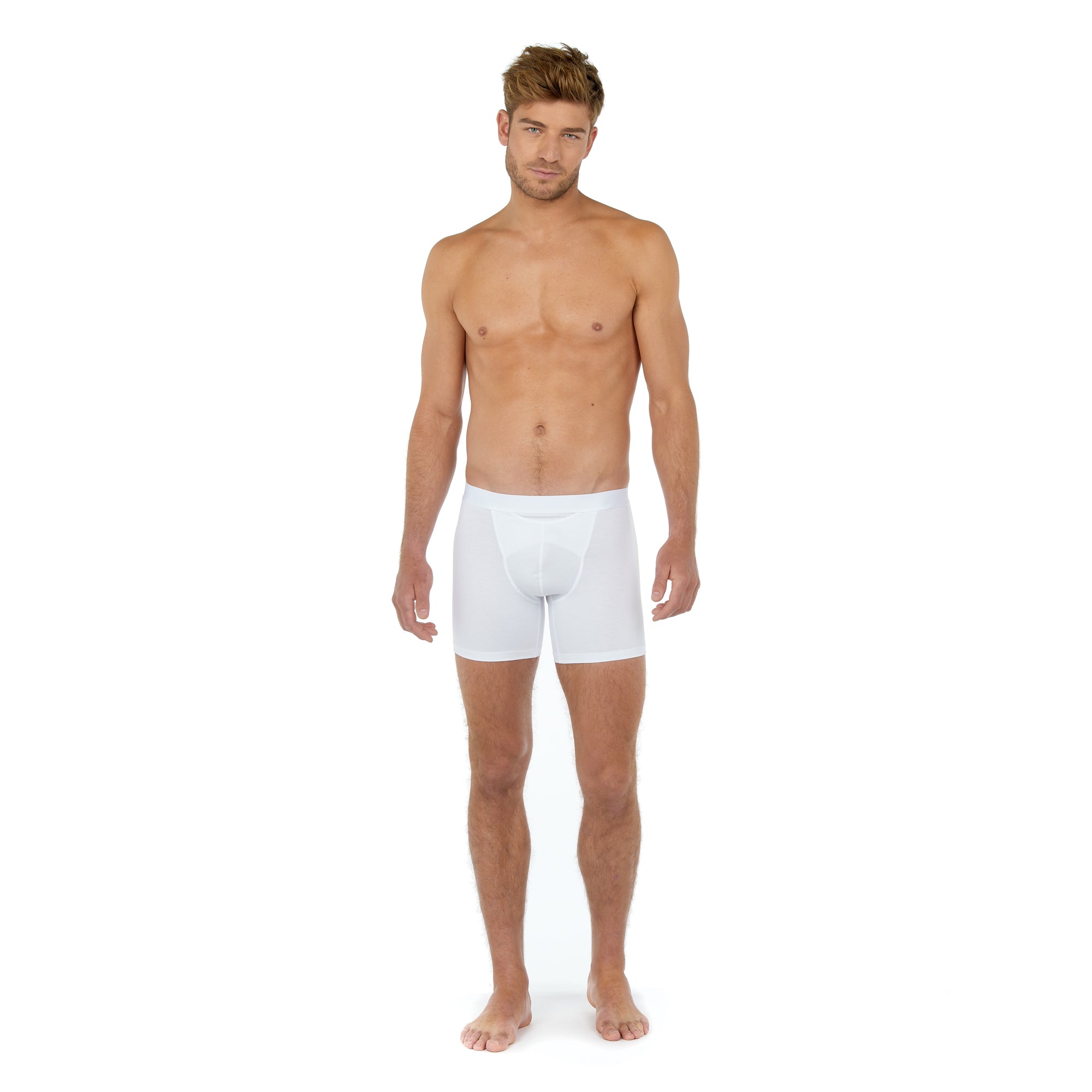 359519 Ho1 Long Boxer Briefs - 0003 White