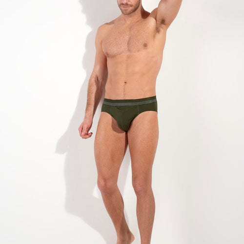 Ho1 Mini Brief | Dark Khaki 359521-00DK