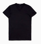 400206 Classic Tee-Shirt V Neck - 0004 Black