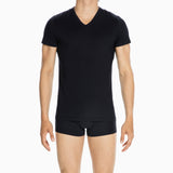 400206 Classic Tee-Shirt V Neck - 00RA Navy
