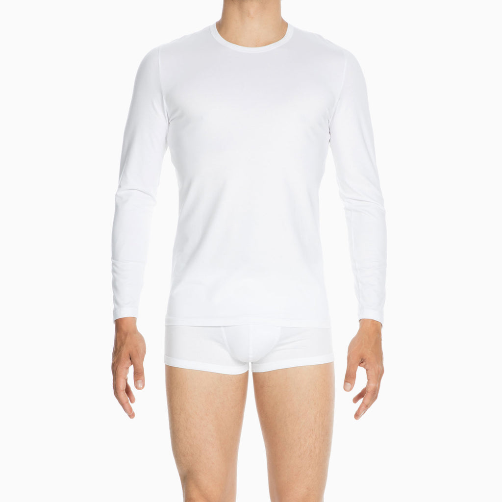 Classic Tee-Shirt Crew Neck Ml | White 400208-0003