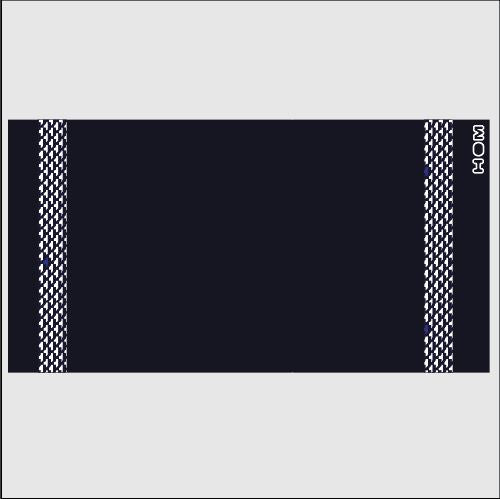 Capitaine Towel | Navy 400493-00ra