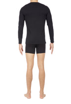 401088 Classic Long Sleeve Shirt V - 0004 Black