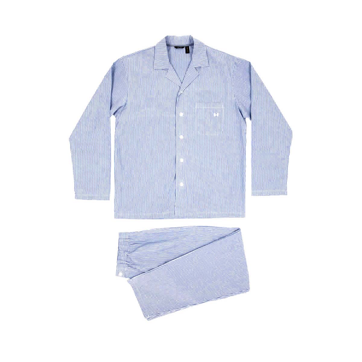 Dreams Long Woven Sleepwear | Blue 401098-00BI