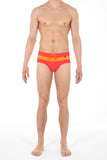 401271 Barbado Swim Midi Briefs - 00PA Red