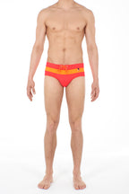 401271 Barbado Swim Midi Briefs - 00PA Red