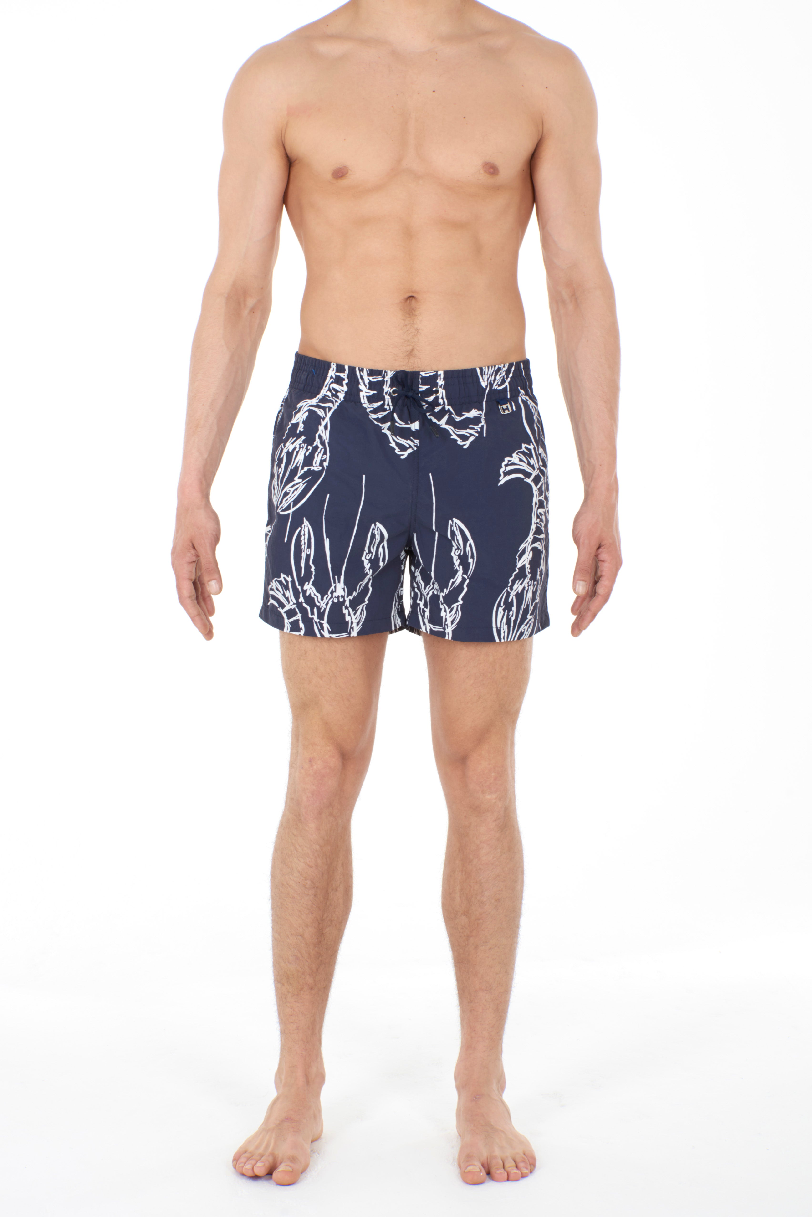 401274 Lobster Beach Boxer - PN07 Navy/White