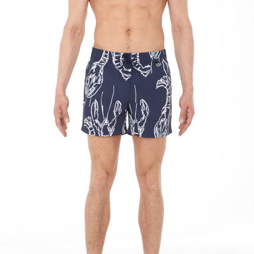 401274 Lobster Beach Boxer - PN07 Navy/White