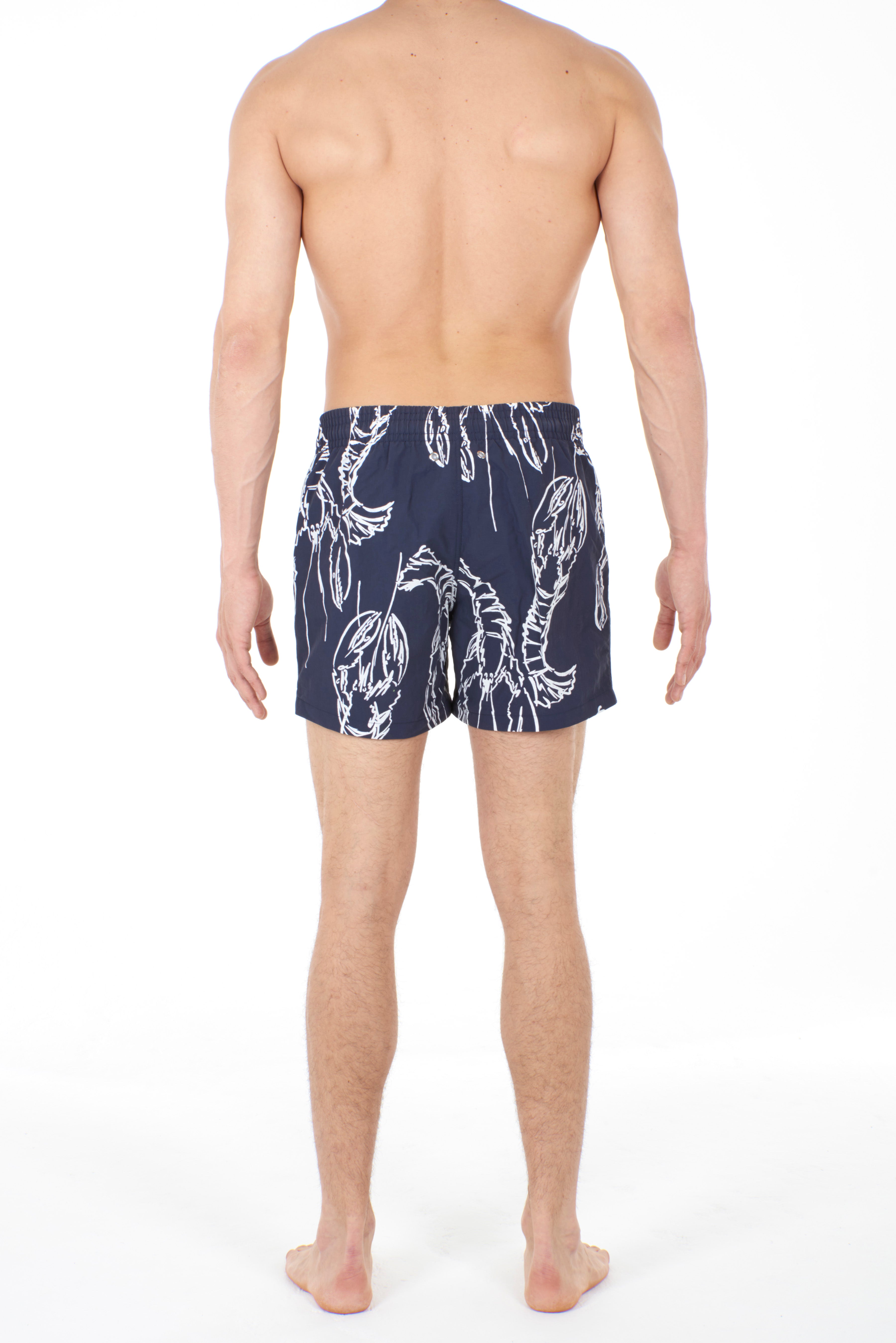 401274 Lobster Beach Boxer - PN07 Navy/White