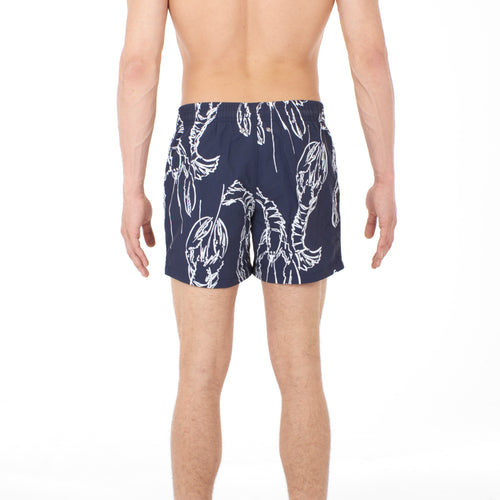 401274 Lobster Beach Boxer - PN07 Navy/White