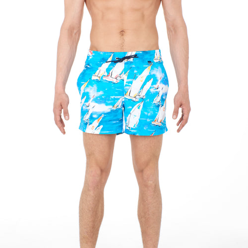 401275 Voiles Beach Boxer - 00BI Blue