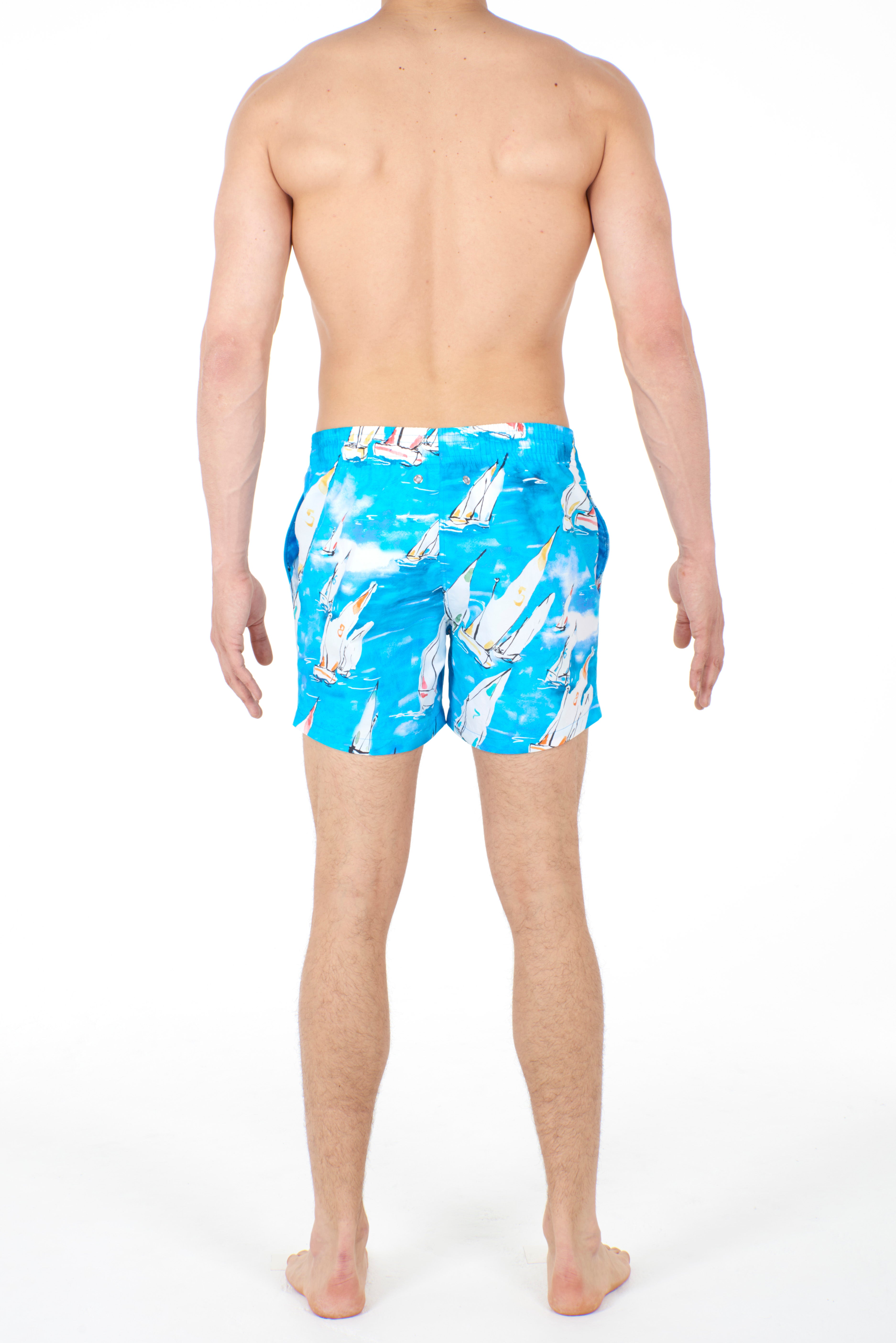 401275 Voiles Beach Boxer - 00BI Blue