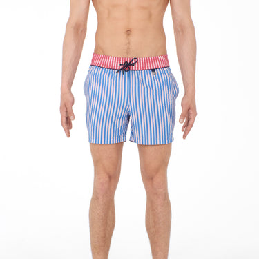 Preppy Beach Boxer | Red/Blue 401281-PR01