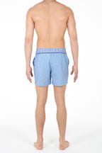401282 Preppy Beach Boxer - PW01 White/Blue
