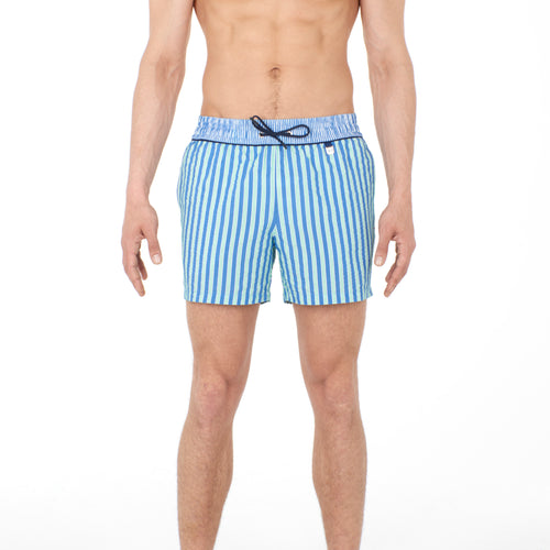 401286 Preppy Beach Boxer - PB02 Blue/Green