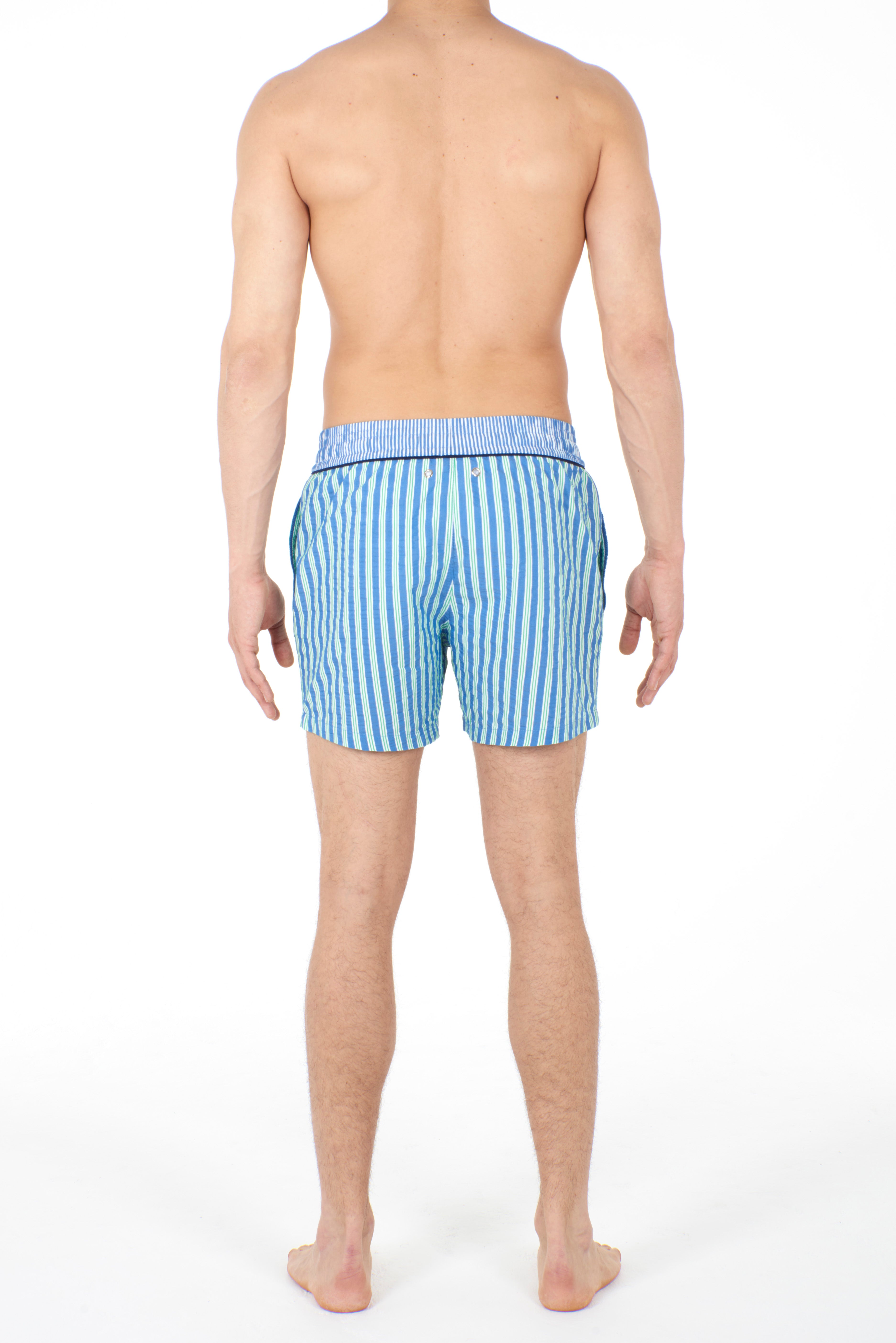 401286 Preppy Beach Boxer - PB02 Blue/Green