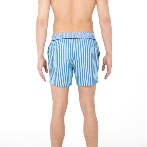 401286 Preppy Beach Boxer - PB02 Blue/Green