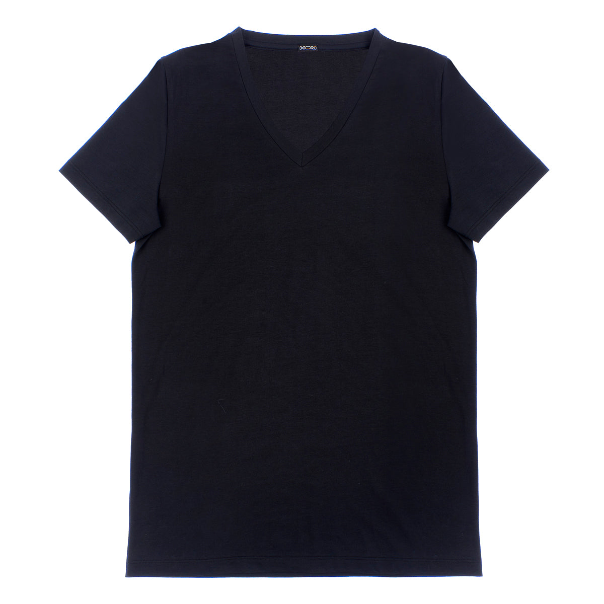 401331 Supreme Cotton Tee-Shirt V Neck - 0004 Black