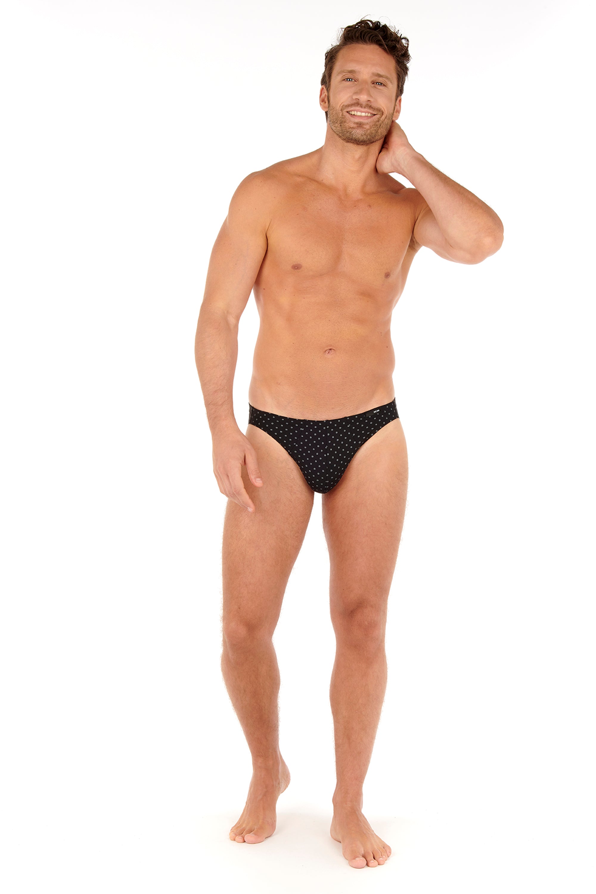 401912 Max Comfort Micro Briefs - I004 Black Print