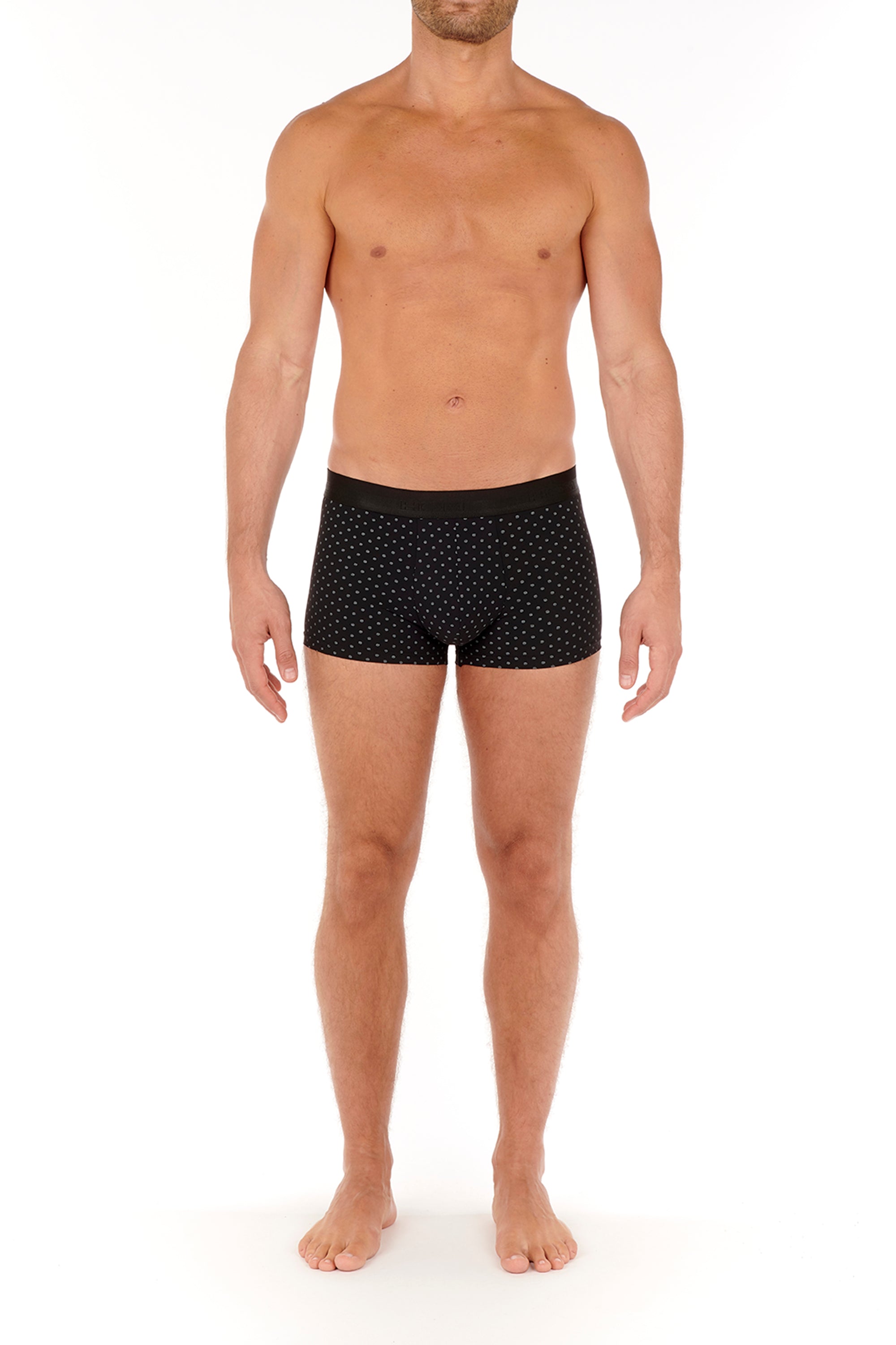 401914 Max Boxer Briefs - I004 Black Print