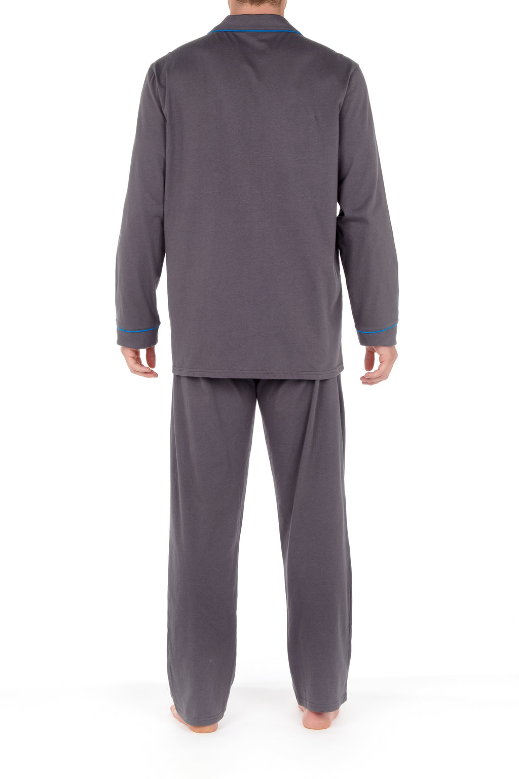 402101 Samena Long Pajama - Z098 Anthrazit