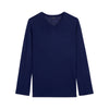 402183 Cocooning L/SLV V-Neck Shirt - 00RA Navy