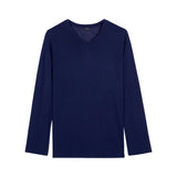 402183 Cocooning L/SLV V-Neck Shirt - 00RA Navy