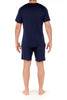402184 Cocooning S/SLV V-Neck Shirt - 00RA Navy