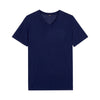 402184 Cocooning S/SLV V-Neck Shirt - 00RA Navy