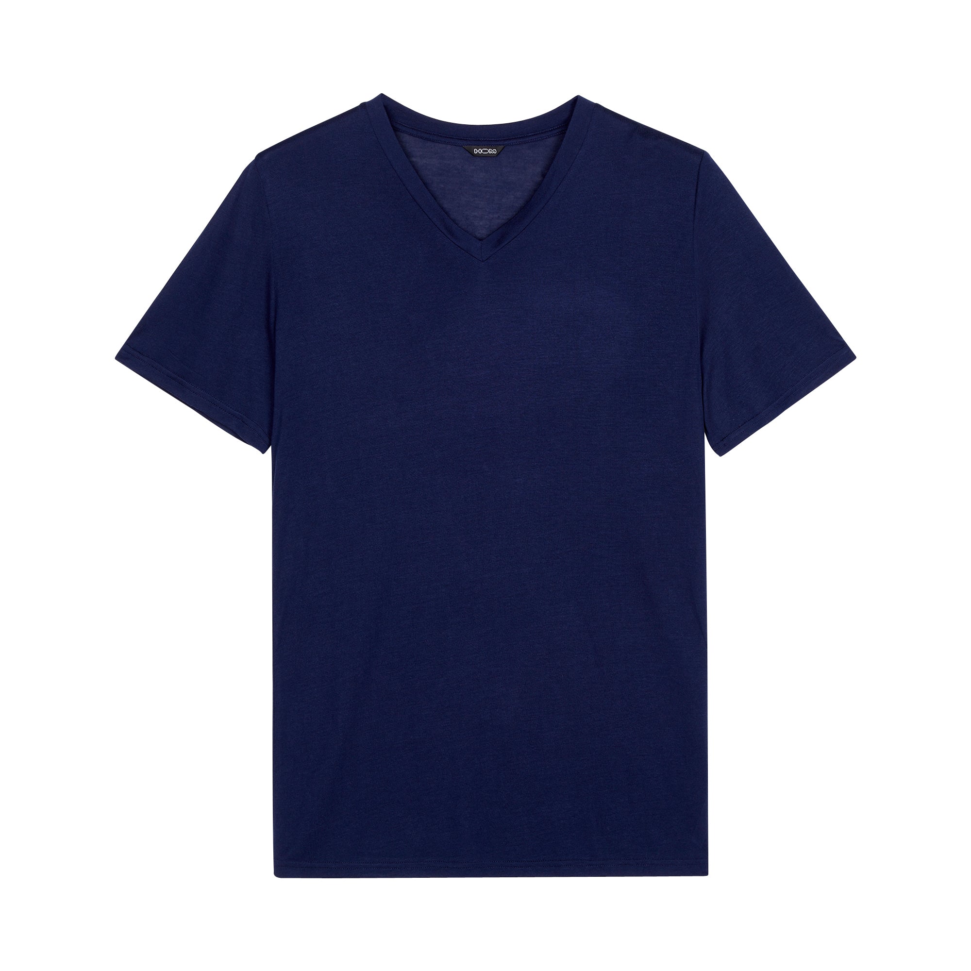402184 Cocooning S/SLV V-Neck Shirt - 00RA Navy