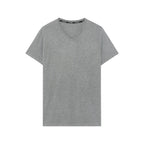 Cocooning S/Slv V-Neck Shirt | Grey 402184-00ZU