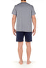 402207 Cotton Comfort S/SLV Pajama - 00RA Navy