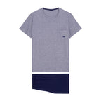 402207 Cotton Comfort S/SLV Pajama - 00RA Navy