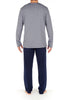 402208 Cotton Comfort L/Slv Pajama - 00RA Navy