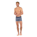 Riviera Boxer Briefs | Navy Print 402283-P0ra