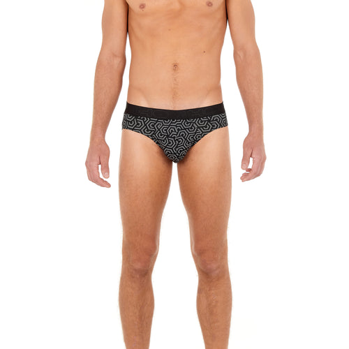 Cotonou Mini Briefs | Black Prin 402398-P004