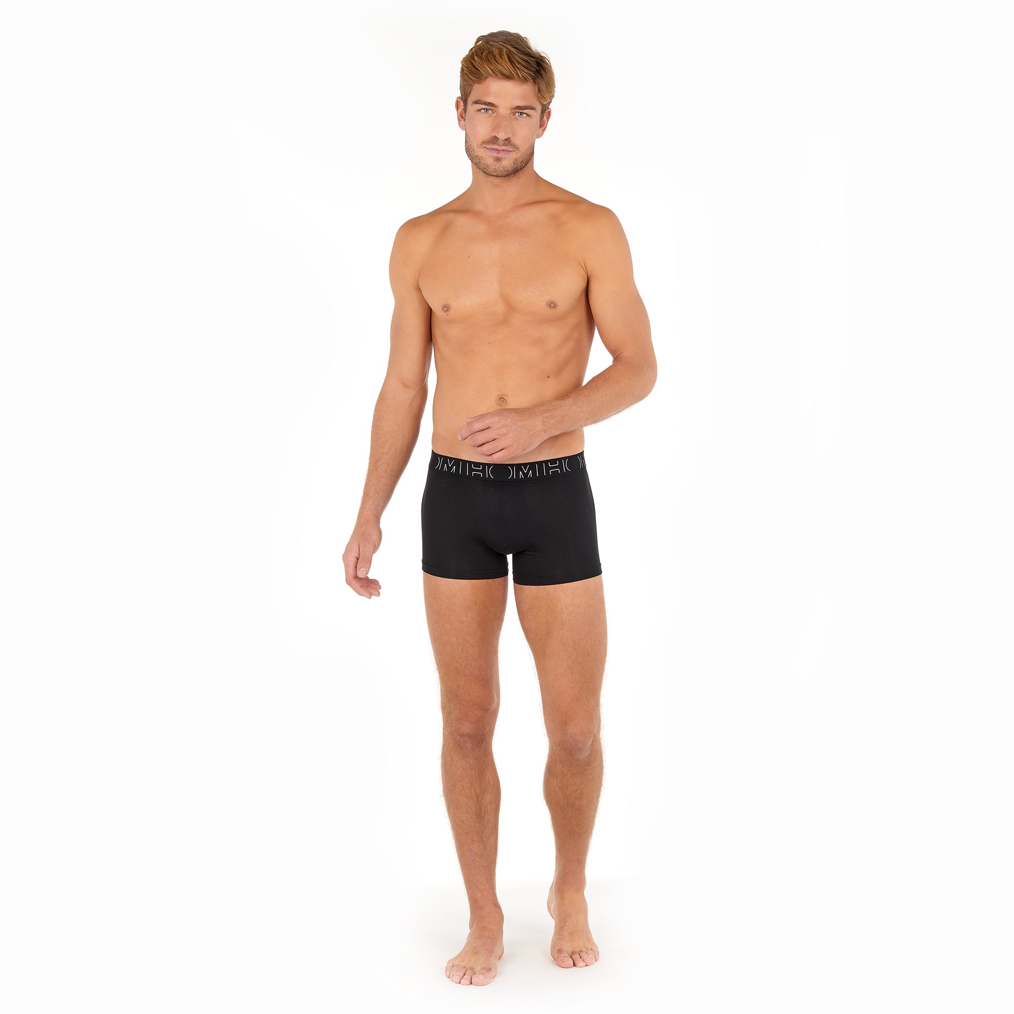 Ron #2 Boxer Briefs 2p | Black/Black Stripes 402433-D043