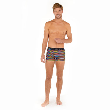 Ron #2 Boxer Briefs 2p | Black/Black Stripes 402433-D043