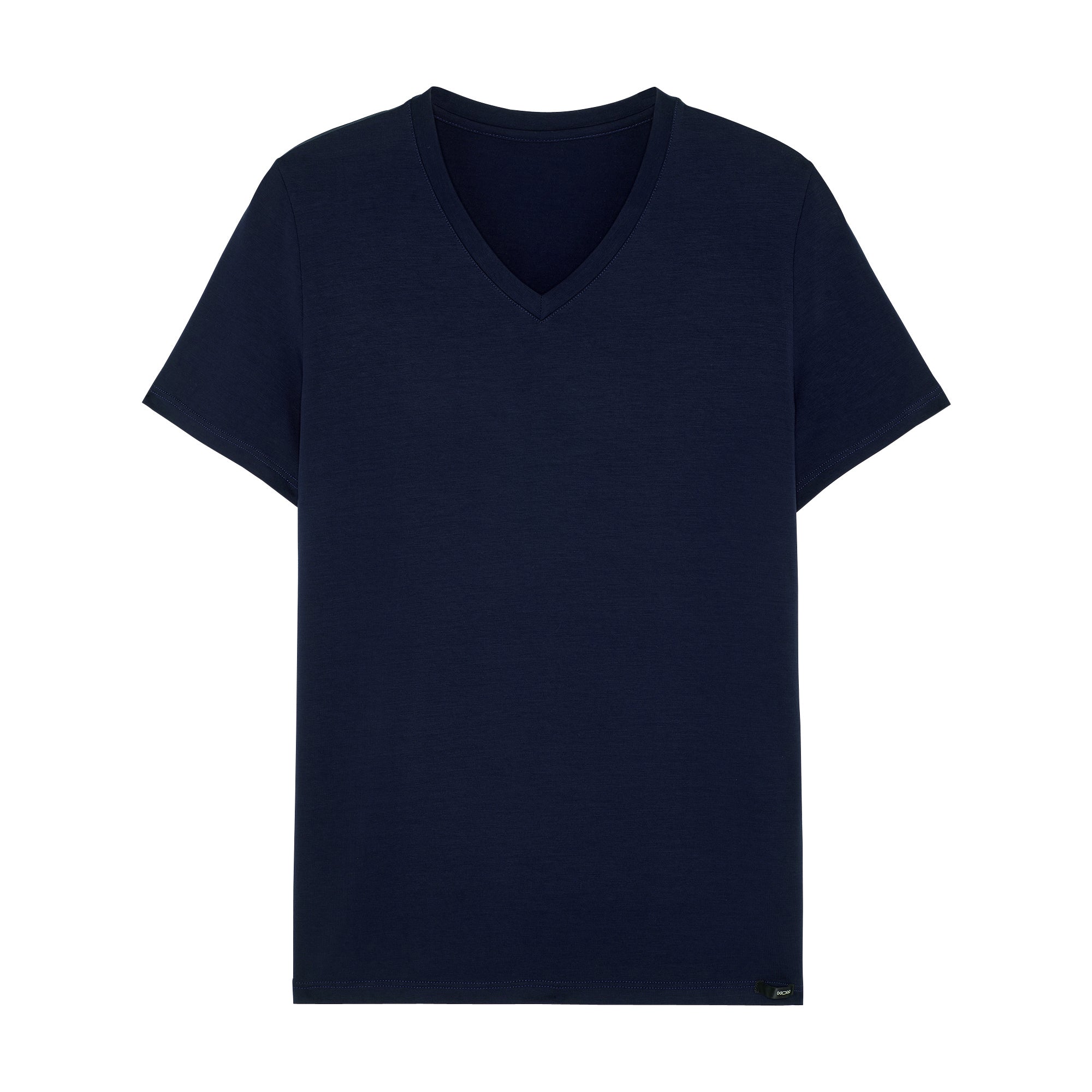 402466 Tencel Soft T-Shirt V Neck - 00RA Navy