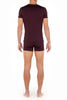 402466 Tencel Soft T-Shirt V Neck - 00ZQ Bordeaux
