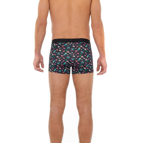 402507 Amour Boxer Briefs - I004 Black Print