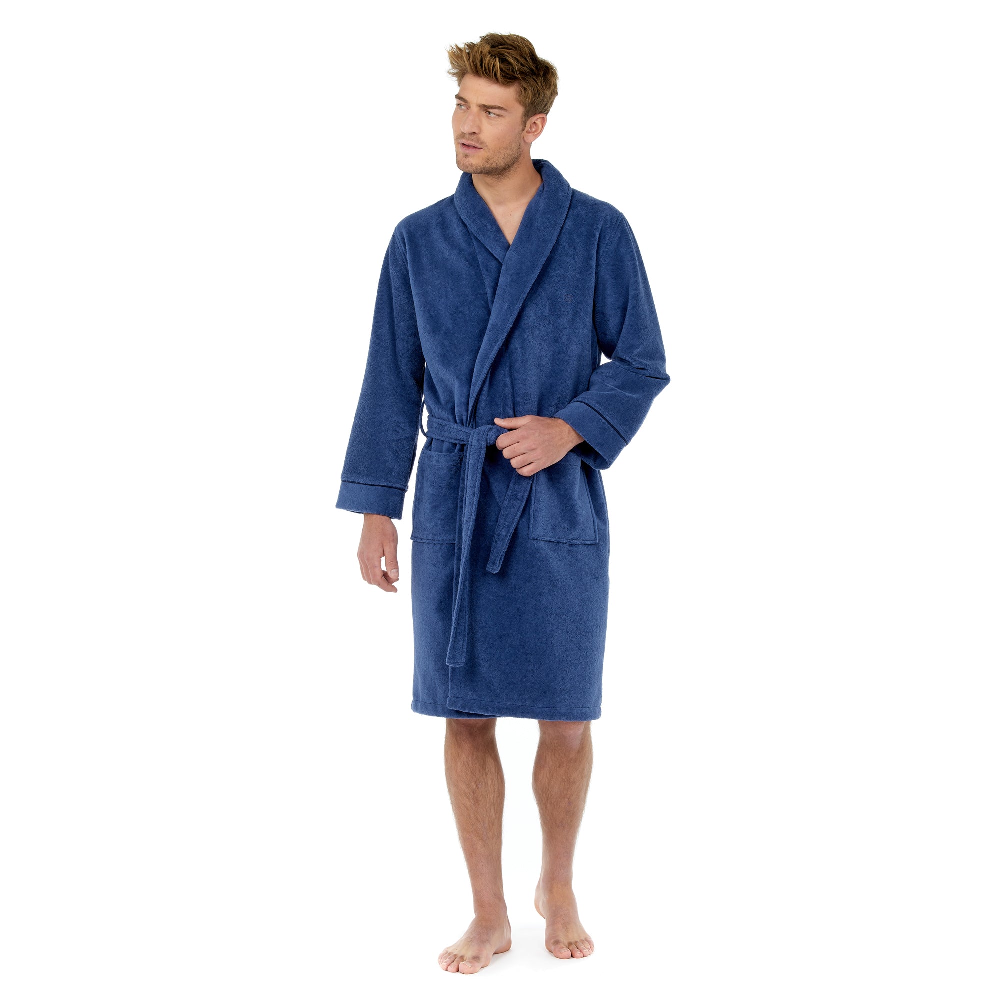 402589 Yvan Bathrobe - 0054 Jeans Blue