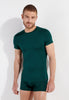 402593 Tencel Soft Tee-Shirt Crew Neck - 00DG Dark Green