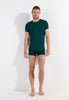 402593 Tencel Soft Tee-Shirt Crew Neck - 00DG Dark Green