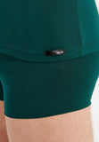 402593 Tencel Soft Tee-Shirt Crew Neck - 00DG Dark Green