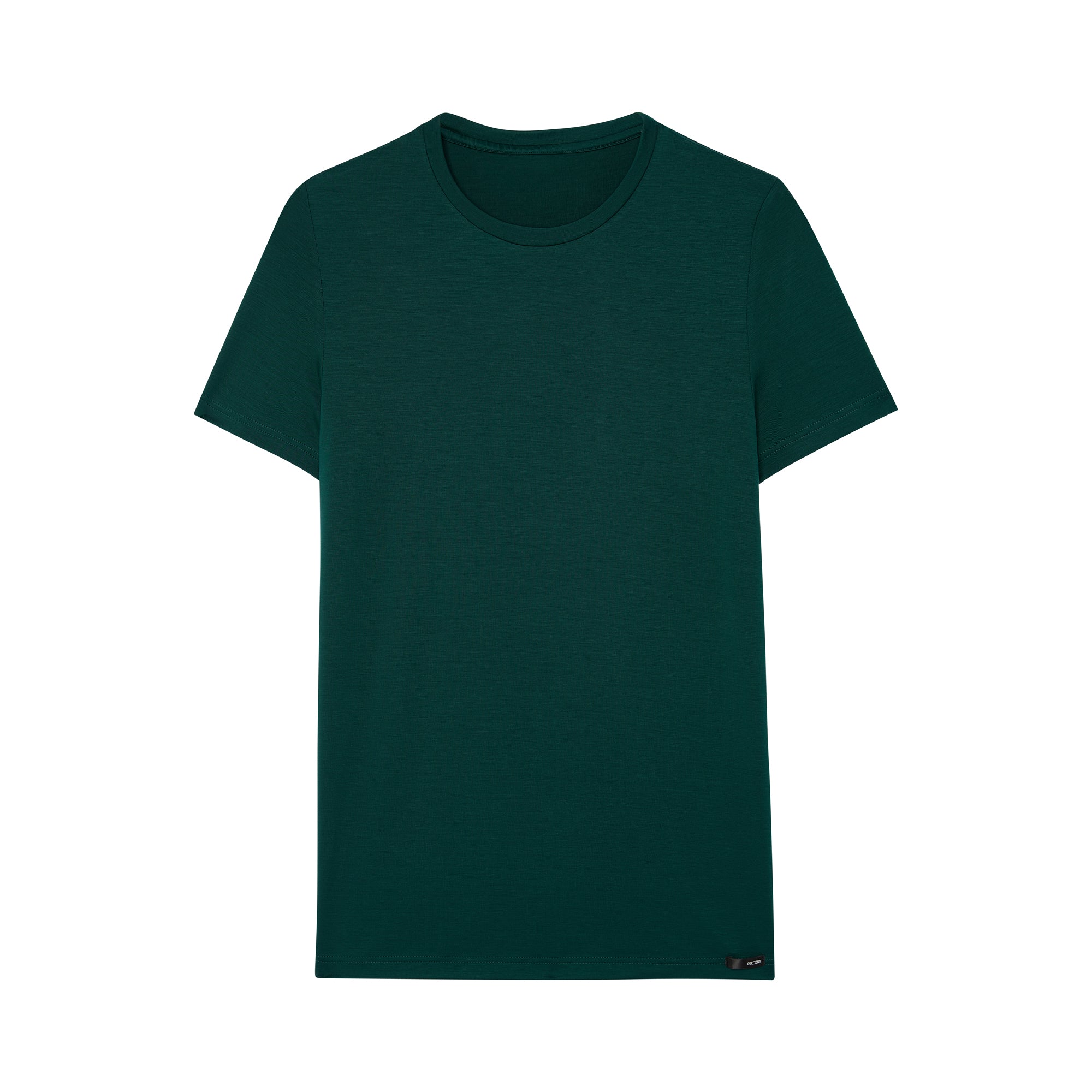 402593 Tencel Soft Tee-Shirt Crew Neck - 00DG Dark Green